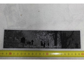 THY LIGHT - INTROSPECTIVE BLACK METAL ( WHITE BORDER ) WOVEN