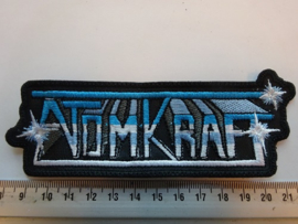ATOMKRAFT - BLUE/WHITE NAME LOGO