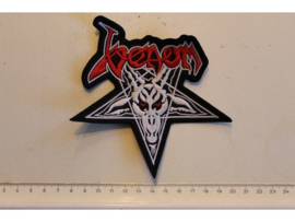 VENOM - RED NAME LOGO + PENTAGRAM