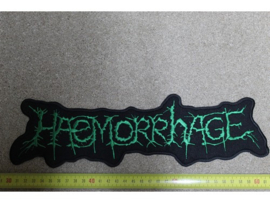 HAEMORRHAGE - GREEN NAME LOGO
