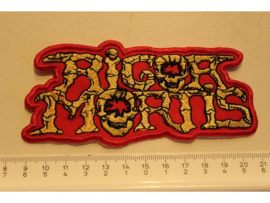 RIGOR MORTIS - RED/YELLOW NAME LOGO