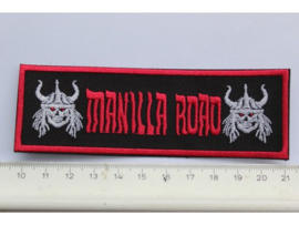 MANILLA ROAD - RED NAME LOGO + VIKINGS