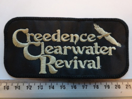 CREEDENCE CLEARWATER REVIVAL - BEIGE NAME LOGO