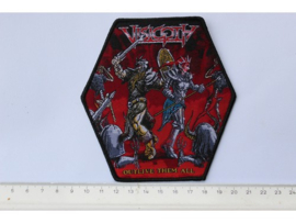 VISIGOTH - OUTLIVE THEM ALL ( BLACK BORDER ) WOVEN