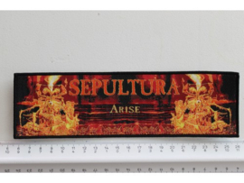 SEPULTURA - ARISE ( BLACK BORDER ) WOVEN STRIPE, LAST COPY!