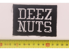 DEEZ NUTS - WHITE NAME LOGO