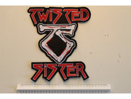 TWISTED SISTER - RED/WHITE NAME LOGO