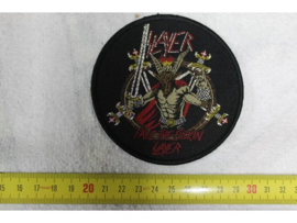 SLAYER - FACE THE FUCKIN SLAYER ( BLACK BORDER ) WOVEN