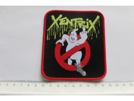 XENTRIX - FUCK THE GHOST BUSTERS ( RED BORDER ) WOVEN