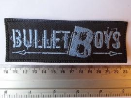 BULLET BOYS - BLUE LOGO ( BLACK BORDER )