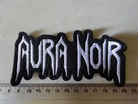 AURA NOIR - SHAPED  WHITE LOGO
