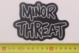 MINOR THREAT - BLACK/WHITE NAME LOGO