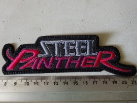 STEEL PANTHER - GREY/PINK NAME LOGO