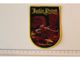 JUDAS PRIEST - SAD WINGS OF DESTINY ( YELLOW BORDER ) WOVEN