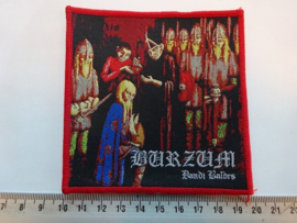 BURZUM - DAUDI BALDRS ( RED BORDER ) WOVEN