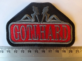 GOTTHARD - GREY/RED  LOGO