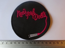 NEW YORK DOLLS - RED  LOGO