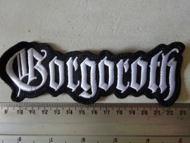 GORGOROTH - WHITE LOGO ( SHAPED )