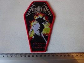 NIFELHEIM - SERVANTS OF DARKNESS ( RED BORDER ) WOVEN