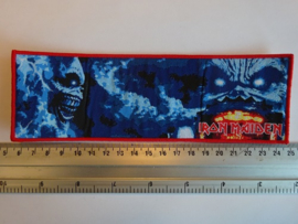 IRON MAIDEN - ROCK IN RIO ( RED BORDER ) WOVEN