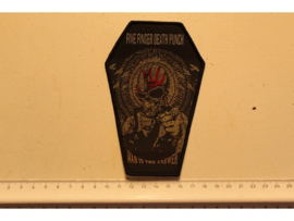 FIVE FINGER DEATH PUNCH - WAR IS THE ANSWER ( BLACK BORDER ) WOVEN