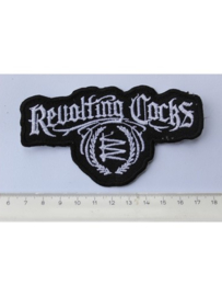 REVOLTING COCKS -  WHITE NAME LOGO
