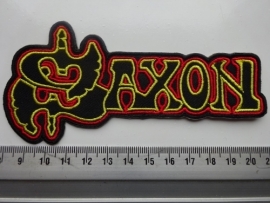 SAXON - RED/YELLOW/BLACK NAME LOGO