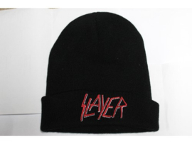 SLAYER - RED/WHITE NAME LOGO ( DOUBLE )