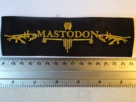MASTODON - GOLD LOGO
