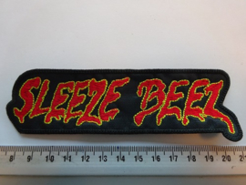 SLEEZE BEEZ - RED/YELLOW NAME LOGO