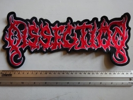 DISSECTION - RED/WHITE LOGO