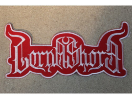 LORNA SHORE - WHITE/RED NAME LOGO