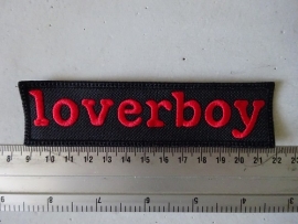 LOVERBOY - RED NAME LOGO