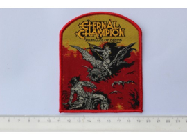 ETERNAL CHAMPION - PARALLEL OF DEATH ( RED BORDER ) WOVEN
