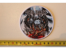 ICED EARTH - TRIBUTE TO THE GODS (  WHITE BORDER ) WOVEN
