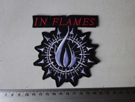 IN FLAMES - RED LOGO + SYMBOLS