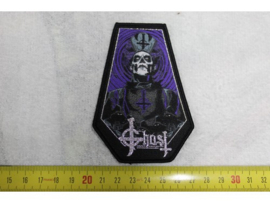 GHOST - PAPA EMIRITUS ( BLACK BORDER ) WOVEN, LAST ONE EVER!