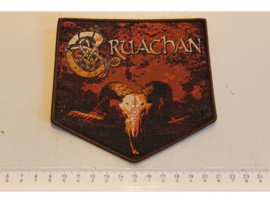 CRUACHAN - BLOOD FOR THE BLOOD GOD ( BROWN  BORDER ) WOVEN