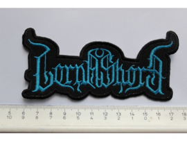 LORNA SHORE - BLUE/BLACK NAME LOGO