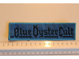 BLUE OYSTER CULT - BLACK/BLUE NAME LOGO ( STRIPE )