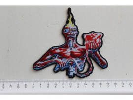 IRON MAIDEN - SEVENTH SON OF A .. ( BLACK  BORDER ) WOVEN