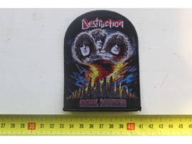 DESTRUCTION - ETERNAL DEVASTATION ( BLACK BORDER ) WOVEN