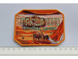 MANILLA ROAD - CRYSTAL LOGIC ( ORANGE BORDER ) WOVEN