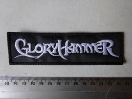 GLORYHAMMER - WHITE LOGO