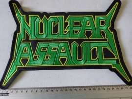 NUCLEAR ASSAULT - GREEN/YELLOW LOGO (2)