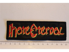 HATE ETERNAL - RED/YELLOW NAME LOGO