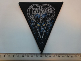 OBITUARY - POSSESSION ( BLACK BORDER ) WOVEN