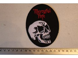 MERCYFUL FATE - SKULL LOGO + RED NAME