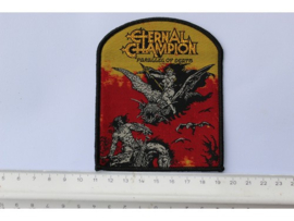 ETERNAL CHAMPION - PARALLEL OF DEATH ( BLACK BORDER ) WOVEN