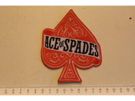 MOTORHEAD - ACE OF SPADES ( RED BORDER ) LASERCUT WOVEN